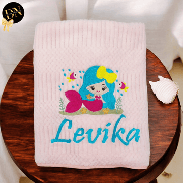Mermaid Solid Bath Towel
