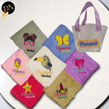 Weekday Napkin Set (Girls)