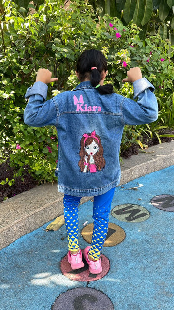 Fashionista Girl Denim Jacket