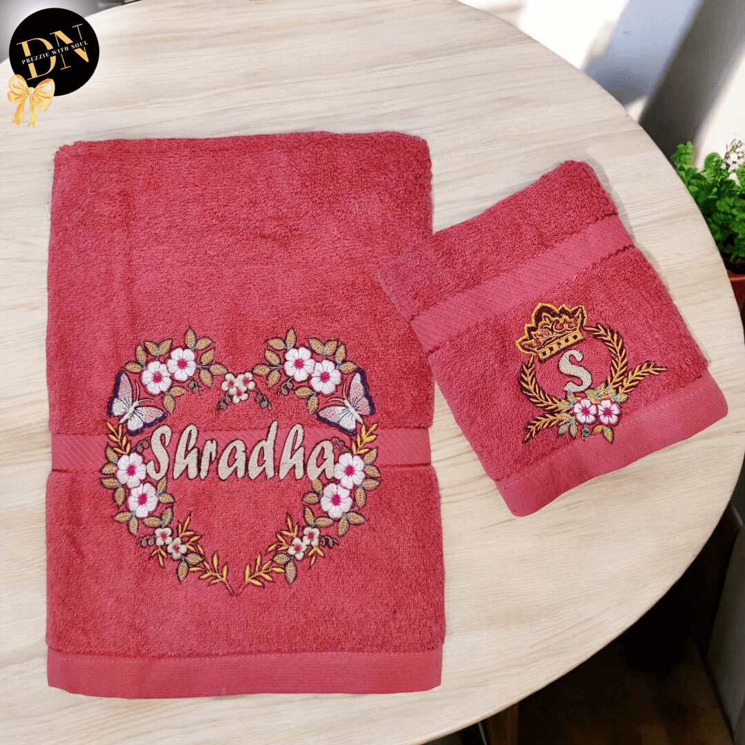 Butterfly Blossom Bath Hand Towel Set - Main Image