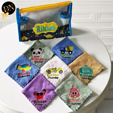 Weekday Napkin Set (Boys)