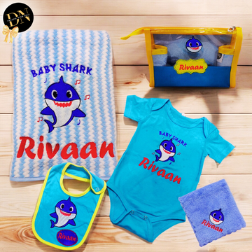 Baby Shark New Born Hamper