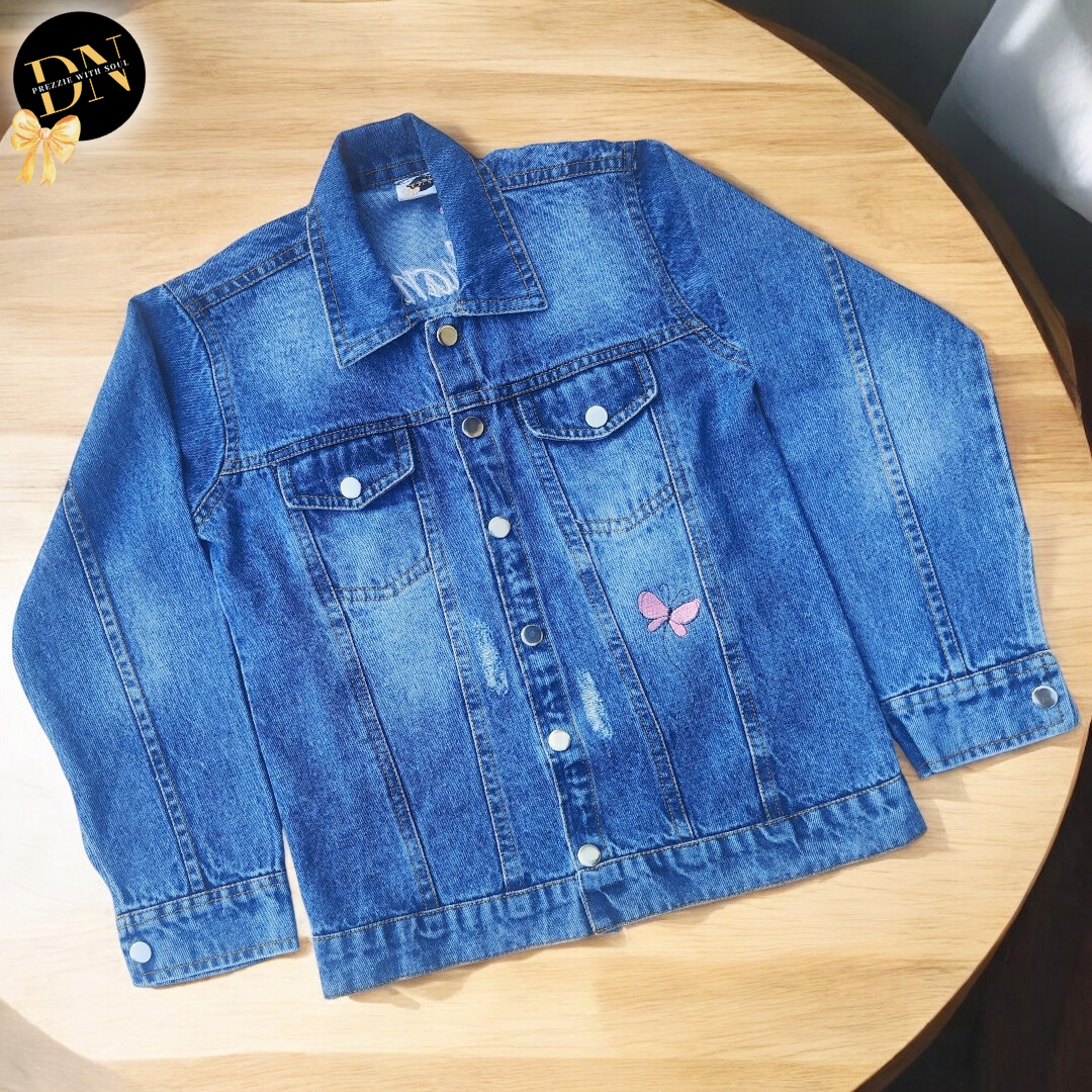 Blossom Wings Denim Jacket