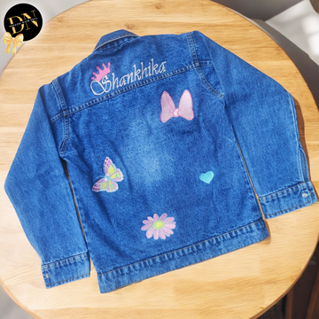 Blossom Wings Denim Jacket