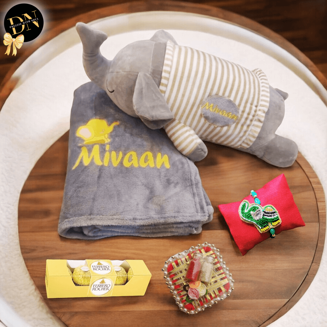 Elephant Rakhi Hamper
