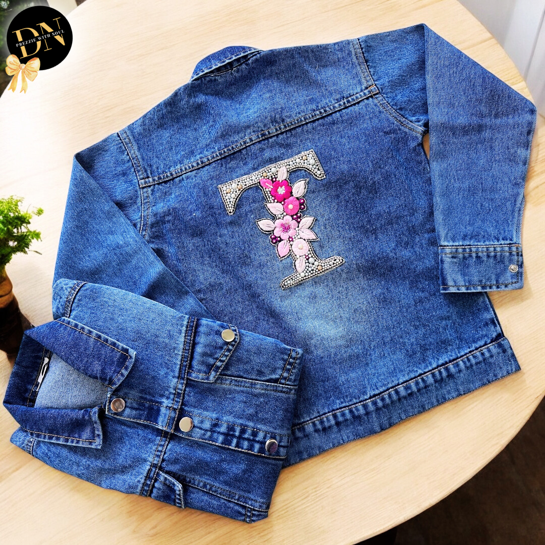 Monogrammed Denim Jacket