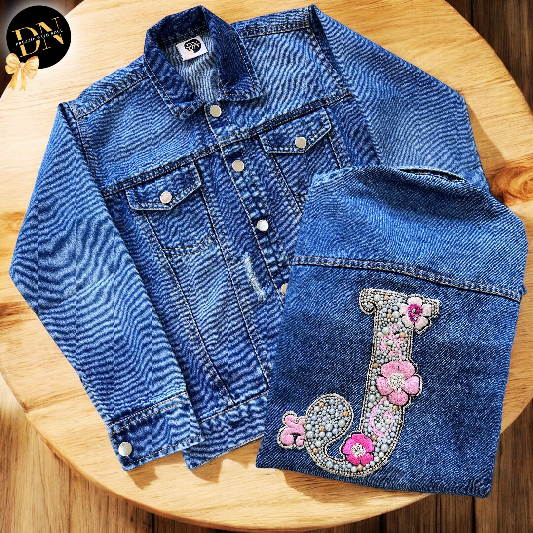 Monogrammed Denim Jacket