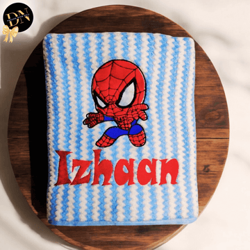 Spiderman Striped Bath Towel
