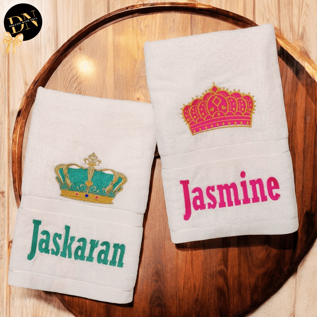 Royal Couple Bath Towel Set