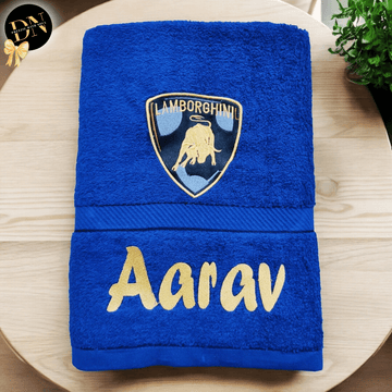 Lamborghini Turkish Bath Towel