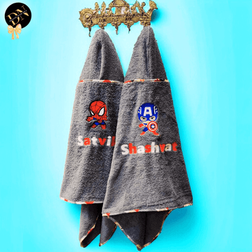 Avengers Turkish Hoodie Towel