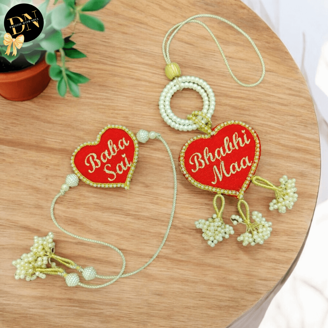 Heartstrings Rakhi & Lumba Set