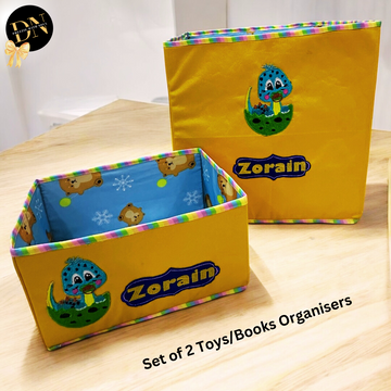 Baby Dino Set of 2 Toys or Books Organizers