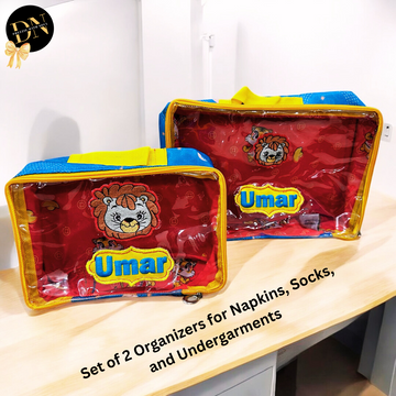 Baby Lion Set of 2 Clothes Organizers (M,S)