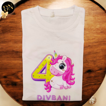 Unicorn Embellished T-Shirt