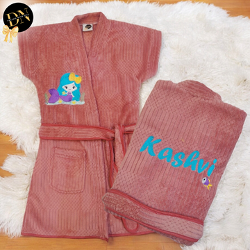 Mermaid Solid Bathrobe