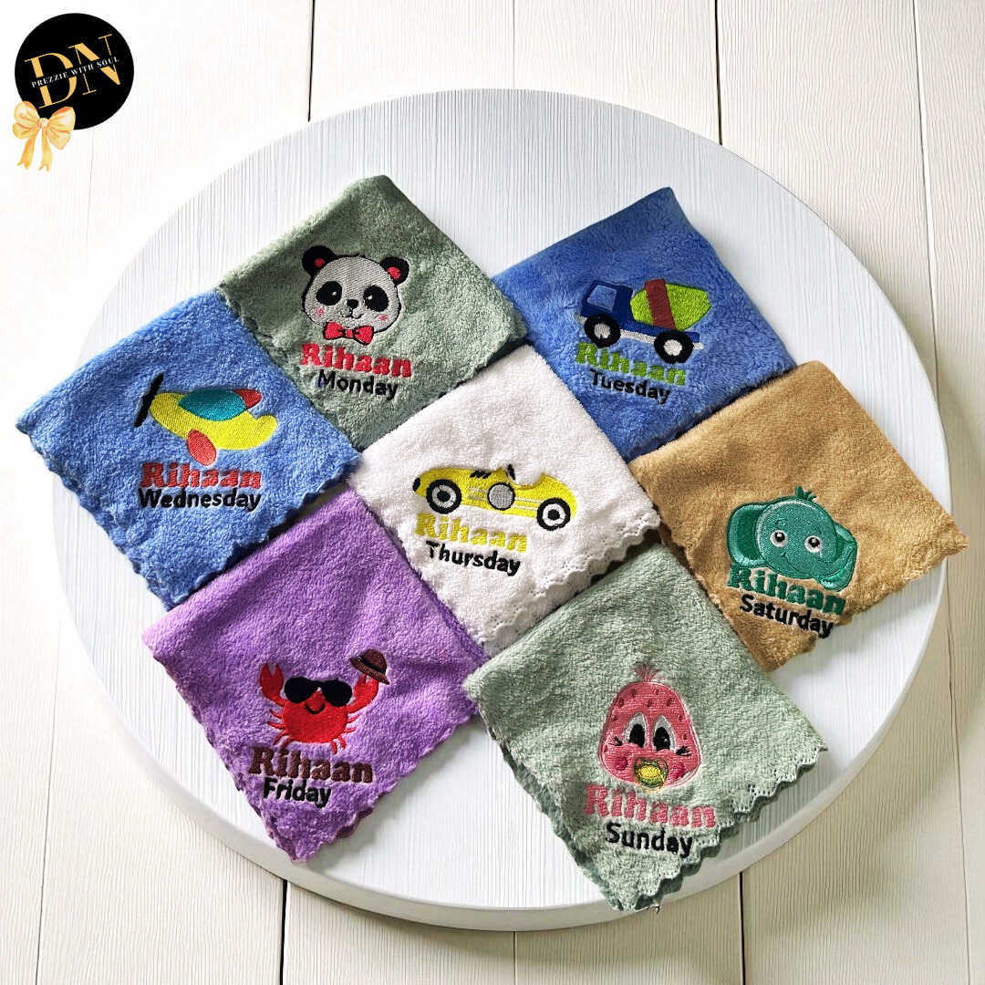 Weekday Napkin Set (Boys)