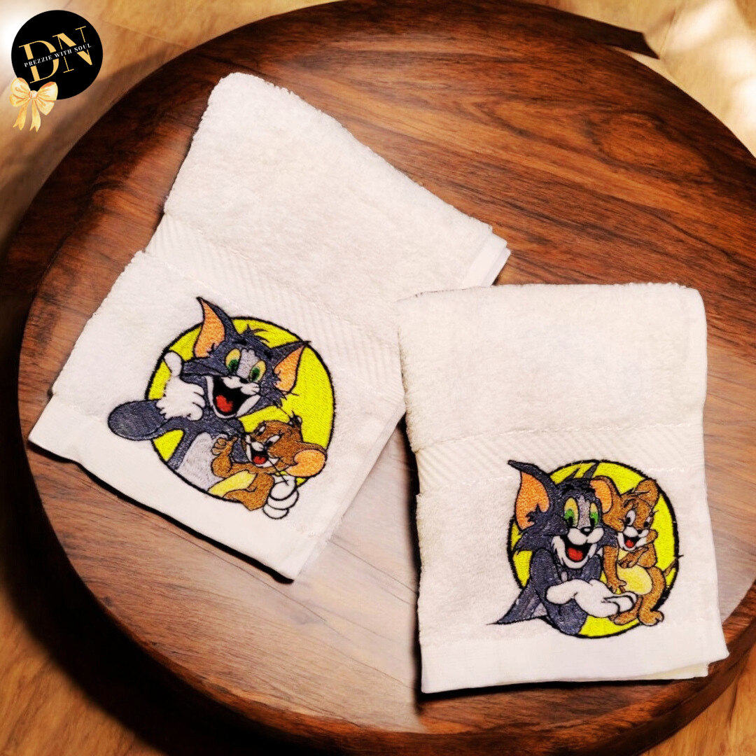 Tom & Jerry Turkish Hand Towel