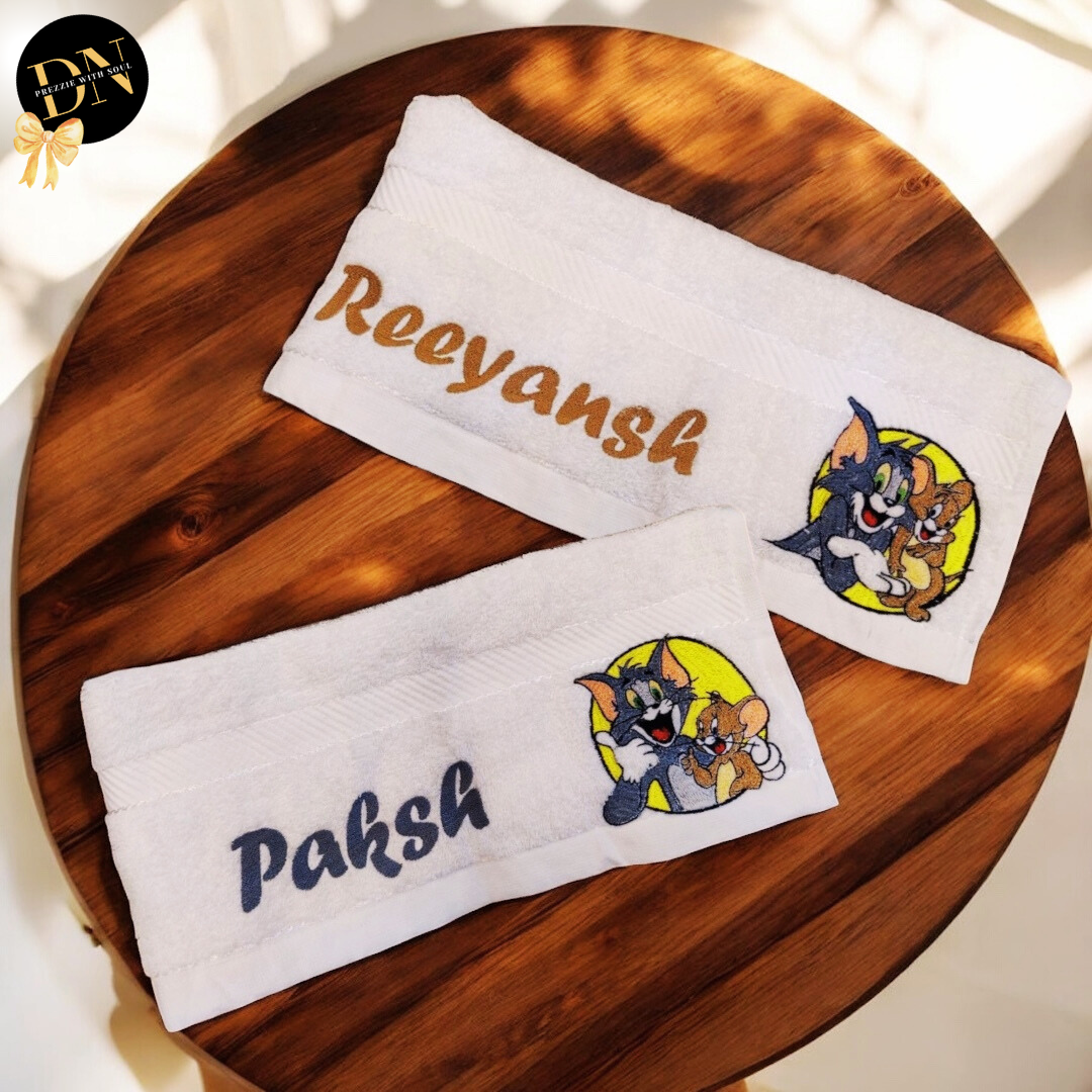 Tom & Jerry Turkish Hand Towel